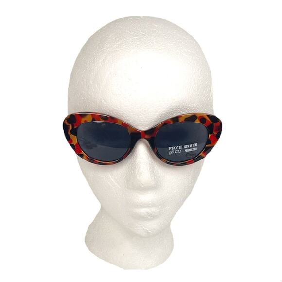 Frye & Co. Cats Eye Tortoise Shell Sunglasses Brown Black